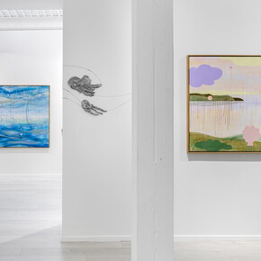 Vue d'installation, Coastal settlers and species from the sea, Andréhn-Schiptjenko, Paris, France, 2025. Avec l'aimable autorisation de l'artiste et de la galerie Andréhn-Schiptjenko © Alexandra de Cossette