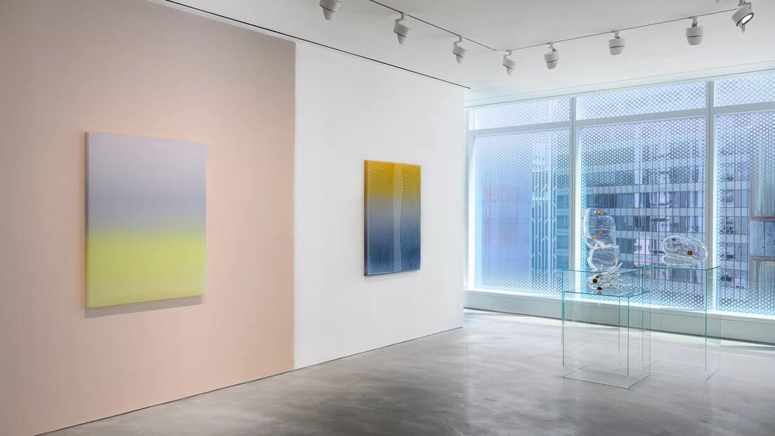 Mika Tajima, Penumbra, exhibition view. Courtesy of Pace Gallery