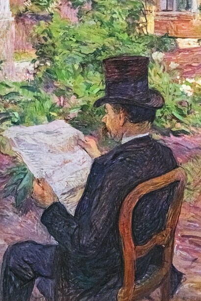 Henri de Toulouse-Lautrec, "Mr. Désiré Dihau", 1891, Musée Toulouse-Lautrec