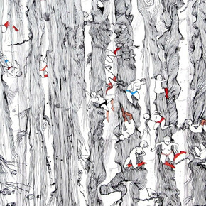 Here Versus There. Courtesy of Lyle O. Reitzel Gallery