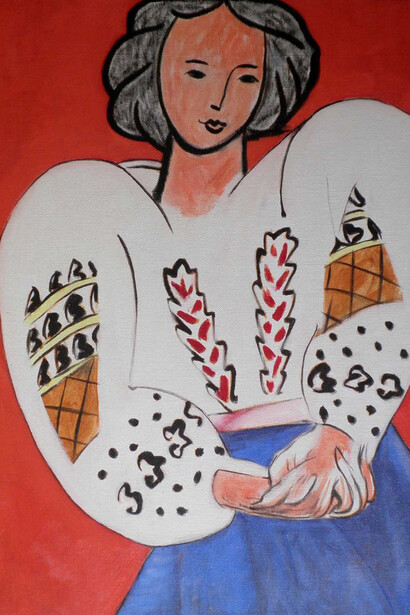 Matisse. La blouse roumaine, 1940, Oil on canvas
