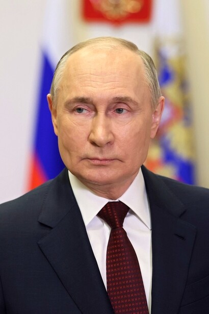 Putin in un immagine ufficiale durante le elezioni di marzo 2024