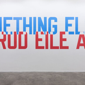 Lawrence Weiner, installation view. Courtesy of Kerlin gallery