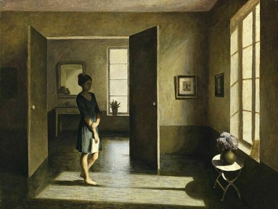 Marc Chalmé, La Jeune Fille Au Livre, 45" x 58"