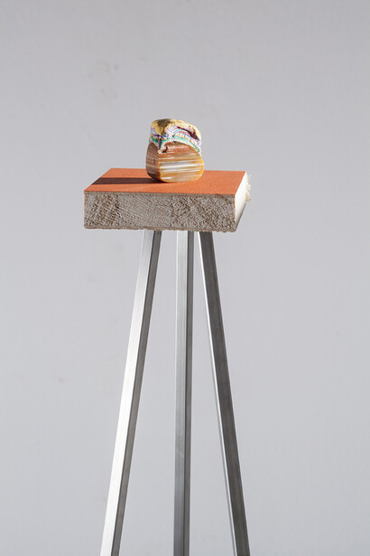 Maria Morganti, Pronuncia i tuoi colori, Pietra e pongo, foto Francesco Allegretto