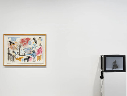 Various artists, Language between us, exhibition view. Courtesy of Pippy Houldsworth Gallery 