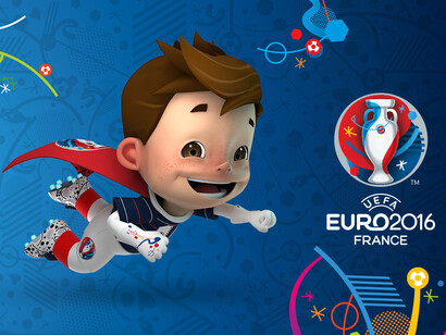 Super Victor, the mascot of the championships