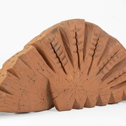 Randall Wilson, Untitled Carving XIV, 2023, cottonwood finished with paint,
17 1/2 x 35 1/2 x 6 inches. Courtesy of the artist and Gerald Peters Contemporary