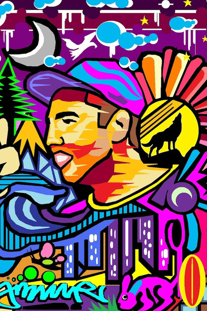 Josh Muir, Smile, 2017. Courtesy of Mars Gallery