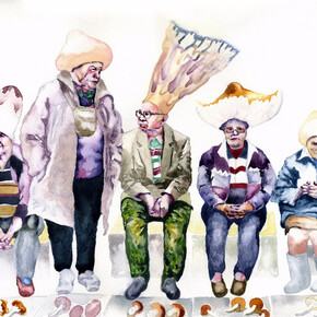 Nikita Shalenny, Mushrooms Selling Mushrooms, 2016. Courtesy of Sabsay