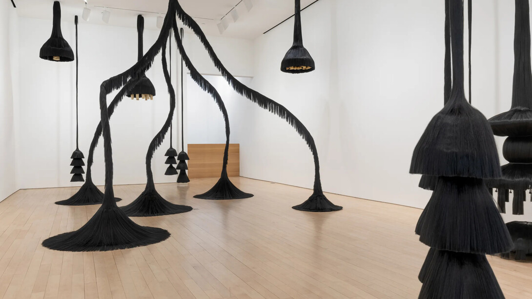 Merryn Omotayo Alaka and Sam Frésquez, Your birth is my birth, exhibition view. Courtesy of Jane Lombard Gallery
