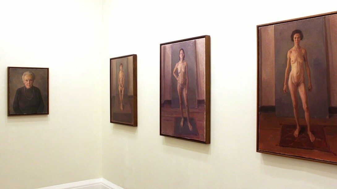 Wilbur Niewald. Recent Paintings, exhibition view. Courtesy of New York Studio School