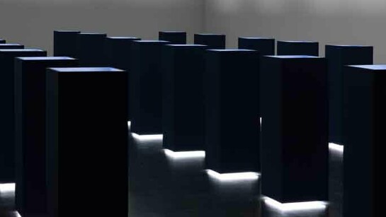 Hrair Sarkissian, Shape of absence, vue de l'exposition. Avec l'aimable autorisation de la Fondation Boghossian