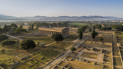 Los majestuosos templos de Hera I, Hera II, Atenas, Itálico y otros monumentos de aquella época