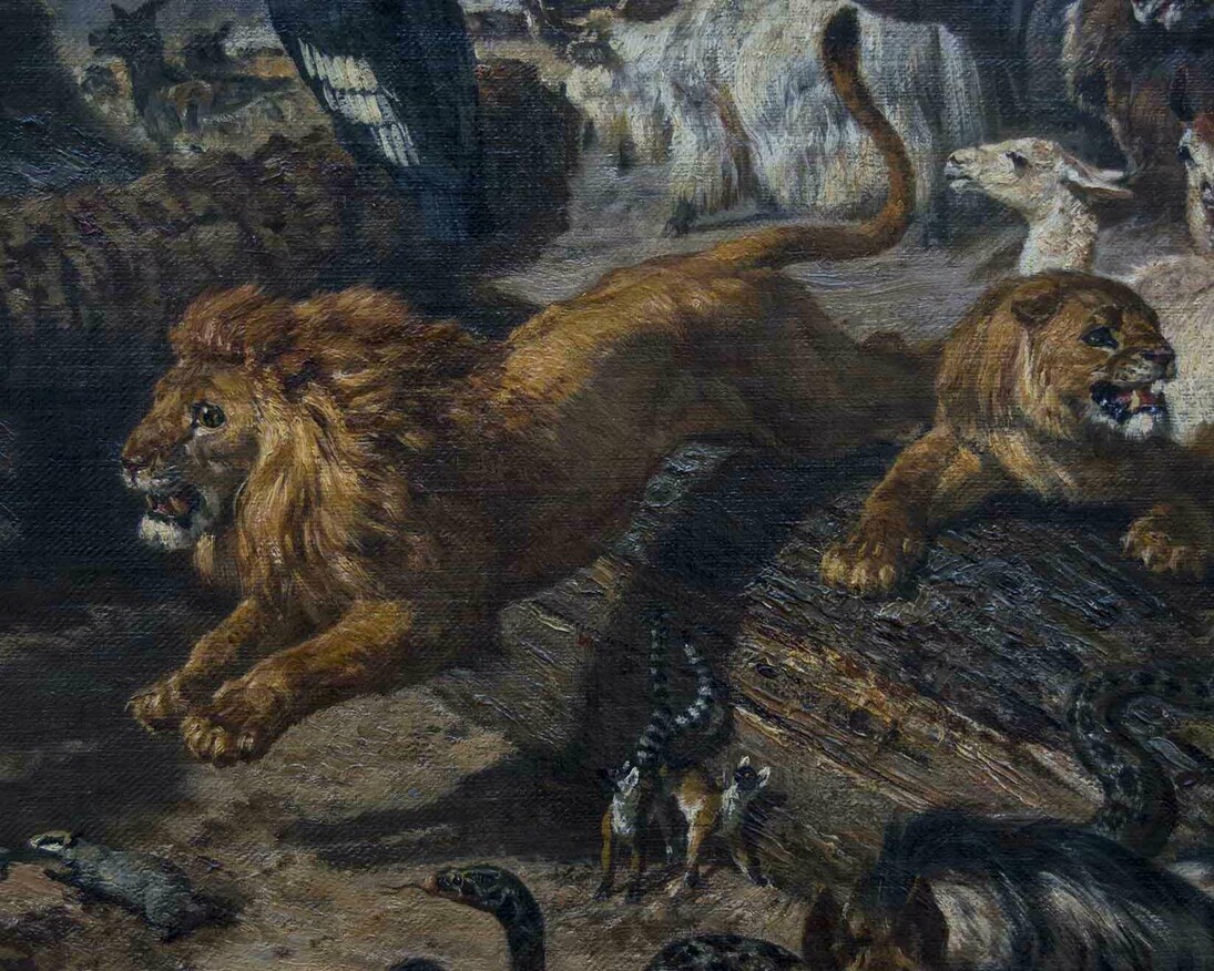 Filippo Palizzi, Dopo il Diluvio. Courtesy of Museo di Capodimonte