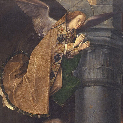 Il Trittico Portinari di Hugo van der Goes, particolare