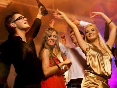 Foto de amigos en una fiesta