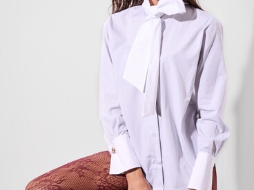 Camicia "Voluta Argento" della capsule collection ‘Linee d’Acqua’, firmata Aquaviva