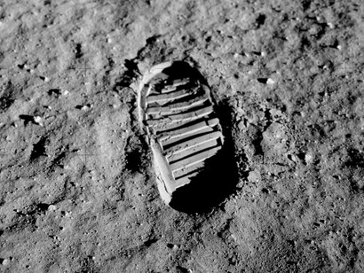 ¿Una pisada en la luna?