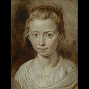 Sir Peter Paul Rubens (1577-1640), Portrait of the Artist’s Daughter, Clara Serena, about 1623, Oil on panel, Private collection. 