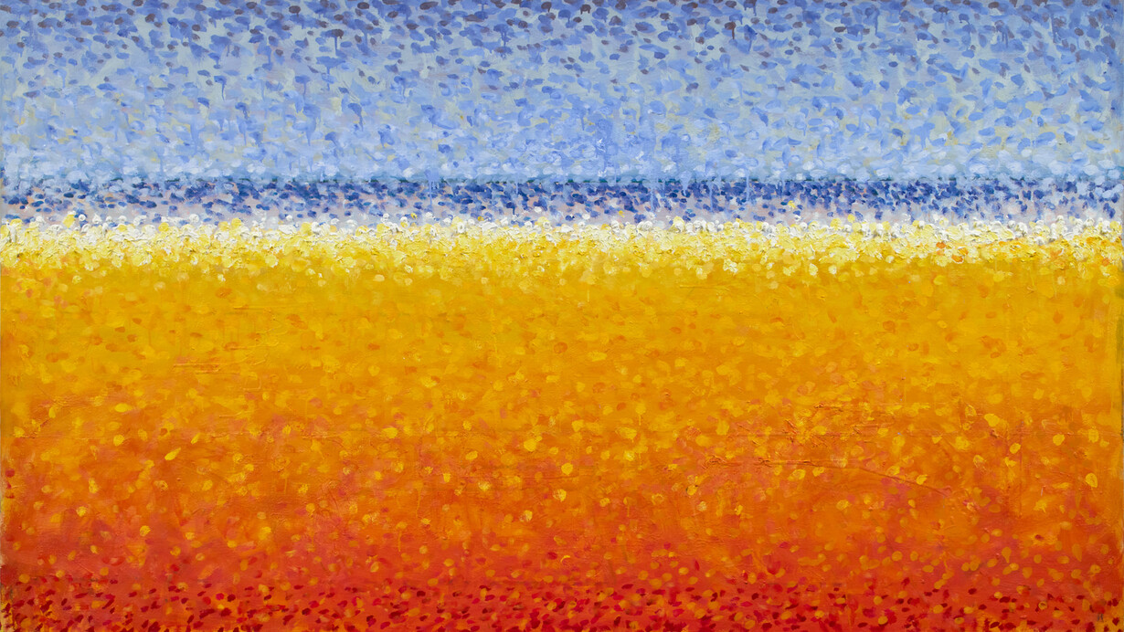Paul Resika, The beach #2 (detail), 2025. Courtesy of Bookstein Projects