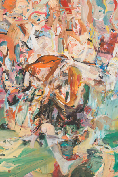 Cecily Brown, “Combing the Hair (Outside)", 2014 Photo: Jens Ziehe. Courtesy Contemporary Fine Arts, Berlin (detail of)
