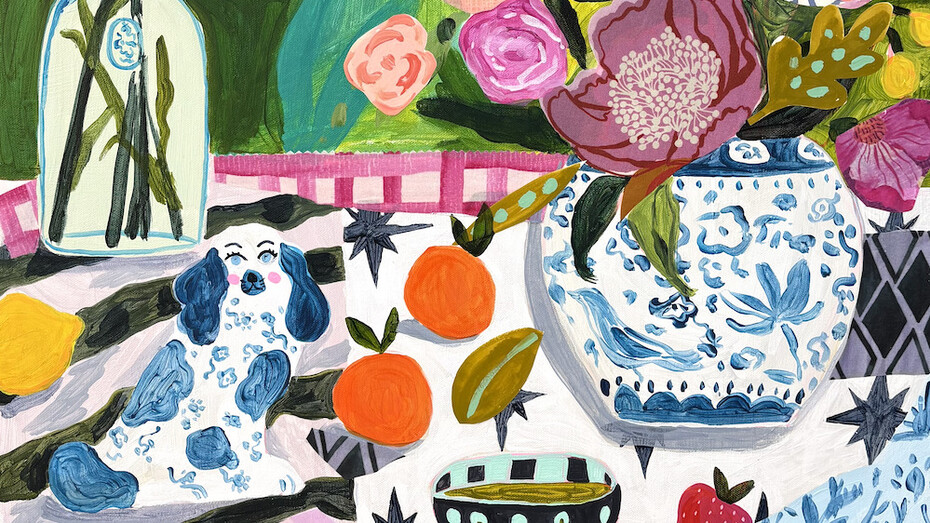 Liz Trapp, Tea and oranges (detail), 2026. Courtesy of Contemporary Art Matters