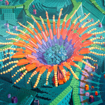 Dagoberto Rodríguez, Submersus (detalle), 2025. Cortesía de la Galería Casado Santapau