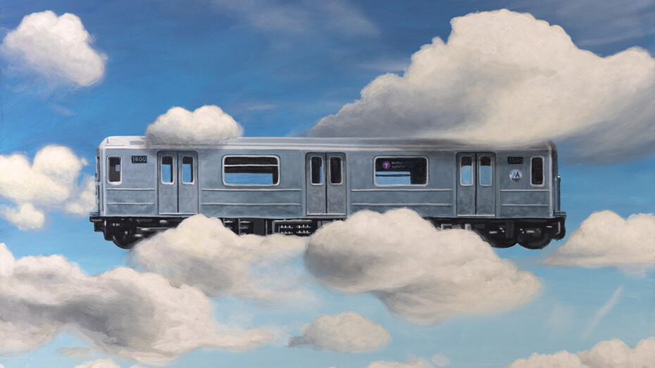 Ernie Parada, Elevated train (detail), 2026. Courtesy of Harman Projects 