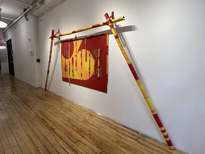 Elisabeth Jacobsen, Joysticks, exhibition view. Courtesy of Carter Burden Gallery