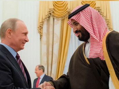 Mohamed bin Salmán con Putin
