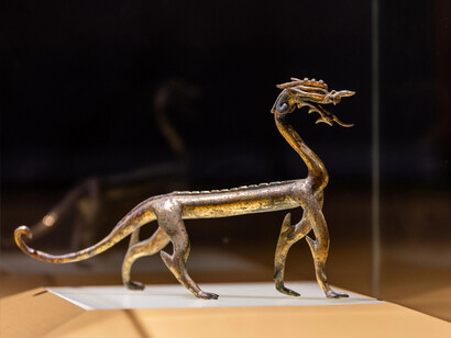 Wu Zetian, the only female emperor of China, exhibition view. Courtesy of Keramiekmuseum Princessehof