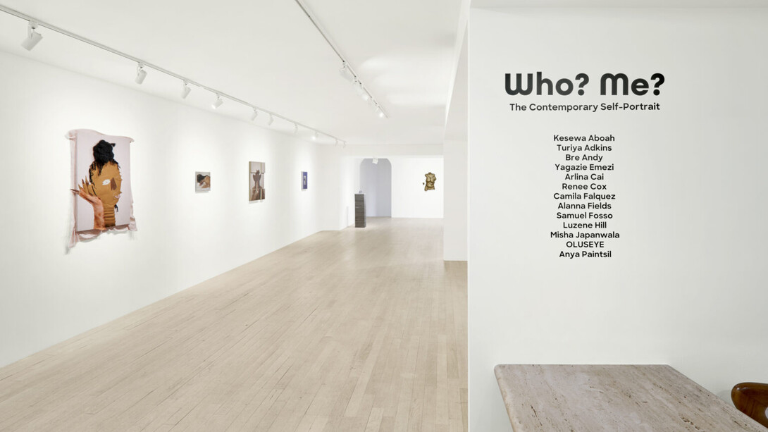 Various artists, Who? Me? Exhibition view. Courtesy of Hannah Traore Gallery