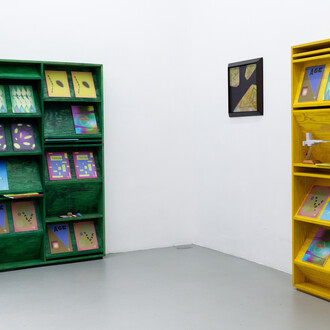 Vedran Kopljar (& parents), Voyages apstrakcija, exhibition view. Courtesy of Pizza Gallery