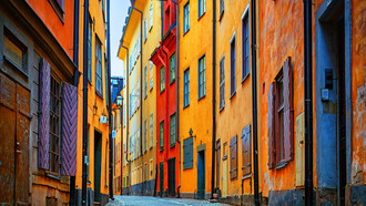 Calles de Gamla Stan, Estocolmo, Suecia