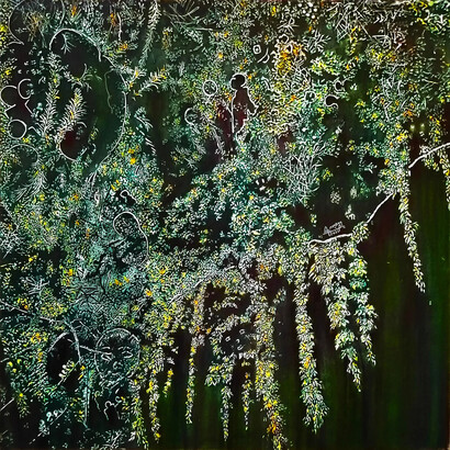 Yasmine Hassan, Foliage, 2021. Courtesy of Safarkhan Art Gallery