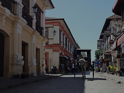 Discover the enchanting Vigan Heritage Village along Calle Crisologo as you journey southbound aboard a picturesque Kalesa, immersing yourself in the cultural tapestry of the Philippines