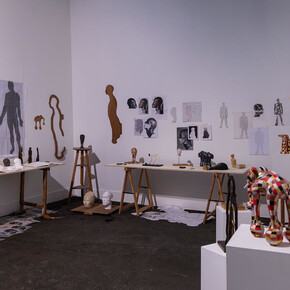 Keisuke Matsuoka, Le forme dell’umanità, exhibition view. Courtesy of Mattatoio di Testaccio