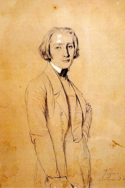 Schizzo di Franz Liszt