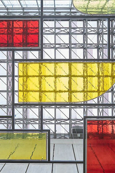 Rosa Barba, Under the canopy, ausstellungsansicht. Mit freundlicher genehmigung des Museums der bildenden Künste Leipzig