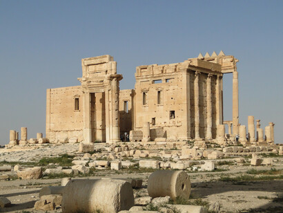 Ruinas en Palmira antes de su destrucción por el Daesh