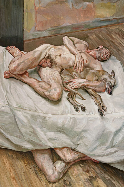 Lucian Freud. Courtesy of Acquavella Galleries