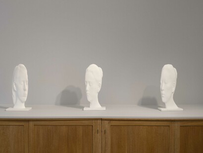 Jaume Plensa, 5 rêves, 5 désirs, exhibition view. Courtesy of Galerie Lelong