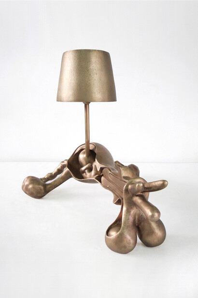 Atelier Van Lieshout, Pappamamma Lamp Bronze, 2013, bronze, h40 l50 w40 cm / h15.7 l19.7 w15.7 in, Limited Edition of 7 + 5 ap, Courtesy Carpenters Workshop Gallery
