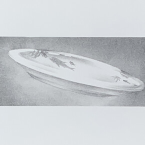 Ed Ruscha
Dish (Engberg 67)
Lithograph on BFK Rives paper Signed and numbered in pencil Edition of 250
10.12 x 13.62 inches
1973
   