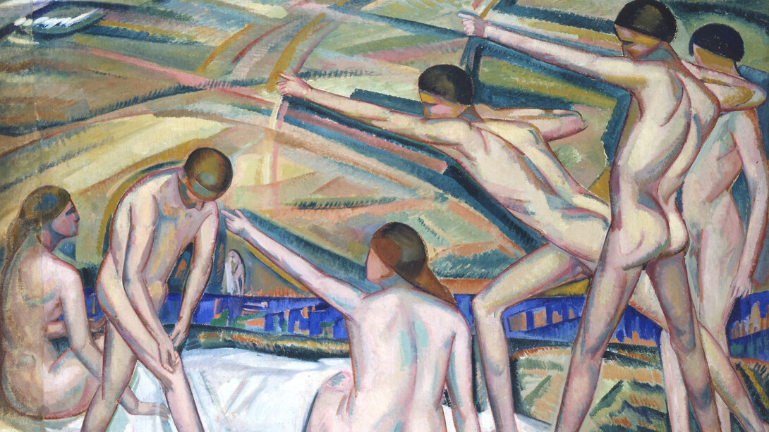 Alice Bailly, Tireurs d‘arc, 1911. Avec l'aimable autorisation du Kunsthaus Zürich