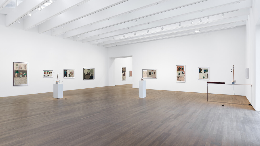 Jockum Nordström, Myrstackarnas land (Land of Anthills), exhibition view. Courtesy of Tim Van Laere Gallery