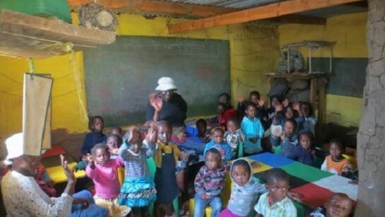 Una scuola materna ad Ha Semenyane