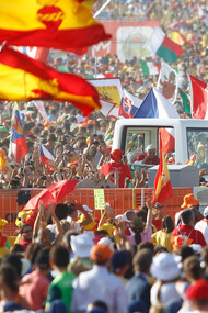 Visita del papa Benedicto XVI a Madrid, España en 2011