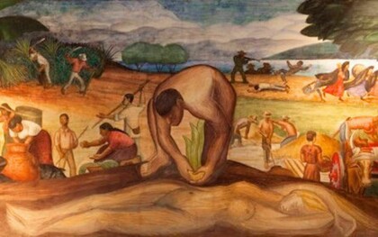 La agricultura, 1948. mural. Foto Acervo CCACR